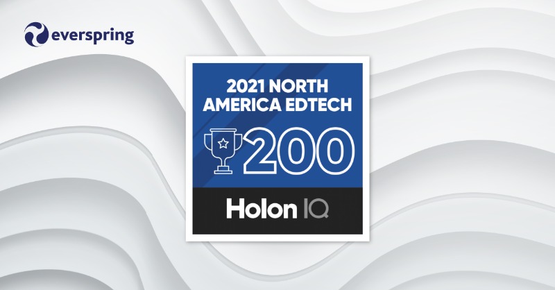 EverspringEDU's tweet photo. What an honor! We’re delighted to be recognized in @holoniq’s 2021 North America EdTech 200, an annual list of the most promising EdTech startups in North America.
Read more. #edtech #highered #everspring