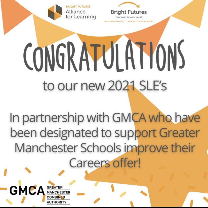 Yesterday we ran a CPD session with <a href="/GMCareersHub/">GMCareersHub</a> @bridge_gm &amp; Careers &amp; Enterprise …. 

with the VERY FIRST EVER COHORT of Careers SLEs in England!!

Greater Manchester 🎉🎉🎉#doingthingsdifferently <a href="/AndyBurnhamGM/">Andy Burnham</a> <a href="/MayorofGM/">Mayor of Greater Manchester</a>