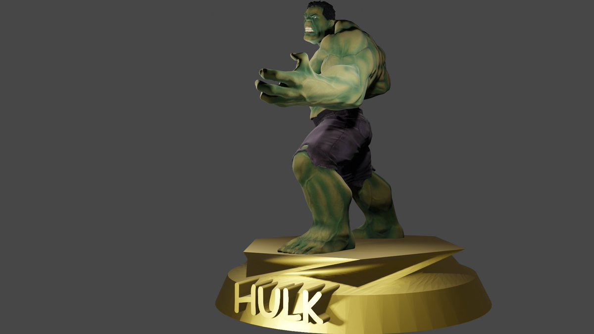 Statue Hulk Model
Link of the model on Thangs: thangs.com/haktanyagmur/H…
