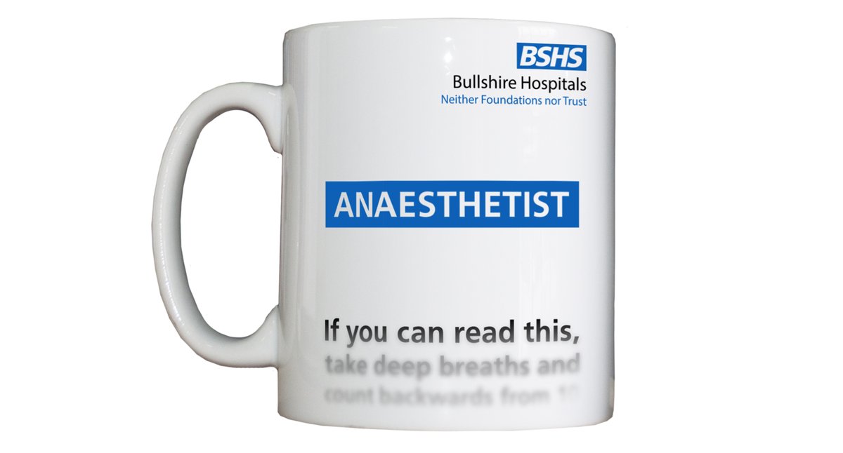 Are you, or is someone you know, an Aneath... Err.. Anneth... Err... Anaesthesits... Err... Anaesthetist?

Ideal.  Choose to procure one of our personalised drinking vessels:

bullshire.ecwid.com/#!/Personalise…