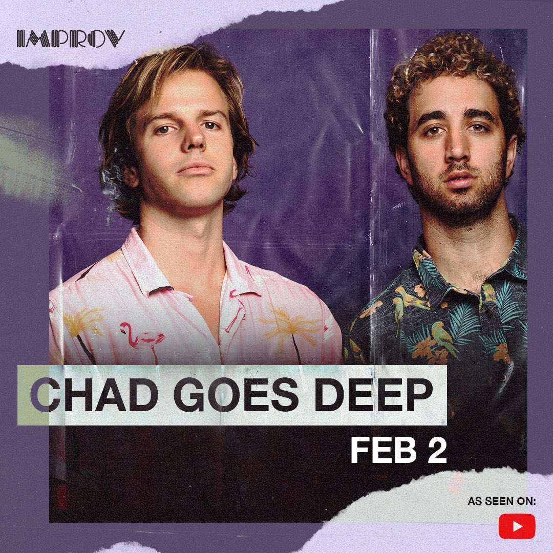 BreaImprov's tweet photo. 🔥JUST ANNOUNCED🔥
@chadandjt are coming to the Brea Improv for a night packed with comedy! See them LIVE Feb 2!
🎟 https://t.co/OlITp9xd7J
#chadgoesdeep #jtparr #chadkroeger #theimprov #standup #comedy #brea #oc #irvine #anaheim #newportbeach #losangeles https://t.co/jizSFi2MIC