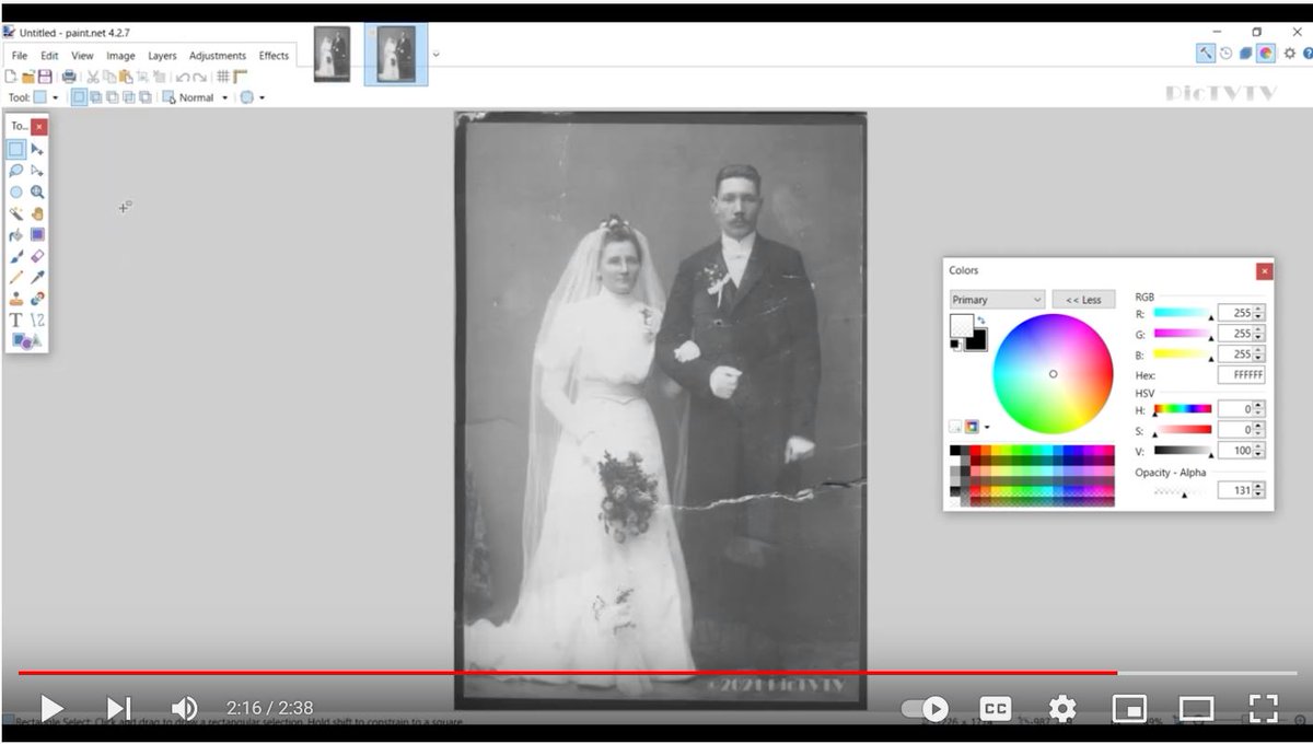 PicTVTV's tweet photo. How to #watermark and #edit old photo on PaintNet?
https://t.co/z3oak3EURB
#PaintNet #oldphoto #Genealogy  #Finland #Räsänen #Keinänen https://t.co/2Pt9czg53n
