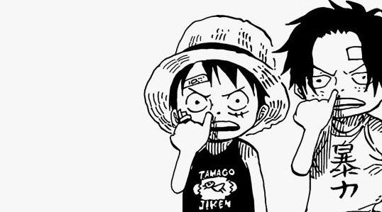 doodlebitez1's tweet image. Luffy &amp;amp; Ace