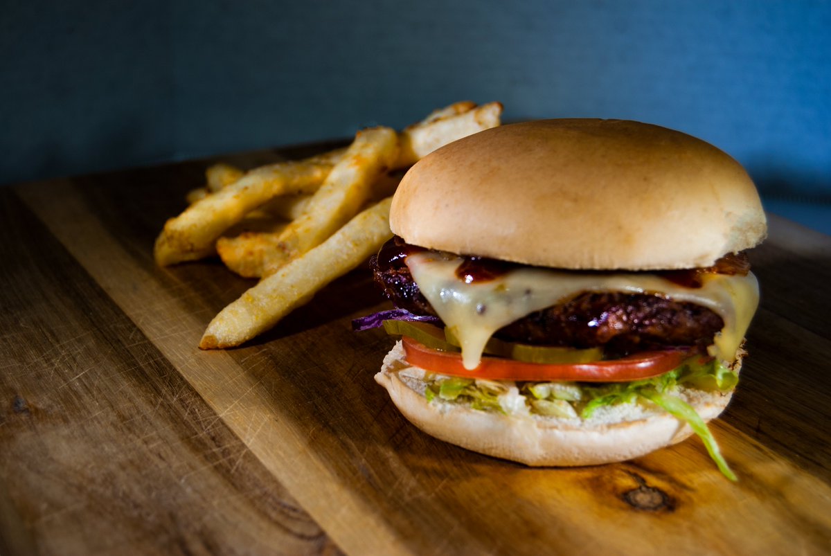 BBQ Bacon Burger... order online! order.myelmos.com