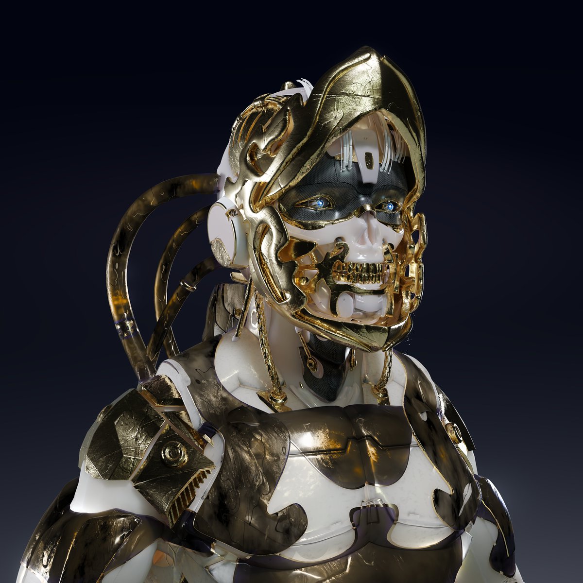 OxyaOrigin's tweet image. The collection features 12 Legendary NFTs: the 9 Tribal Chiefs and the 3 Emperors of our planets.

We have some surprises in store for you.

Meet one of them.