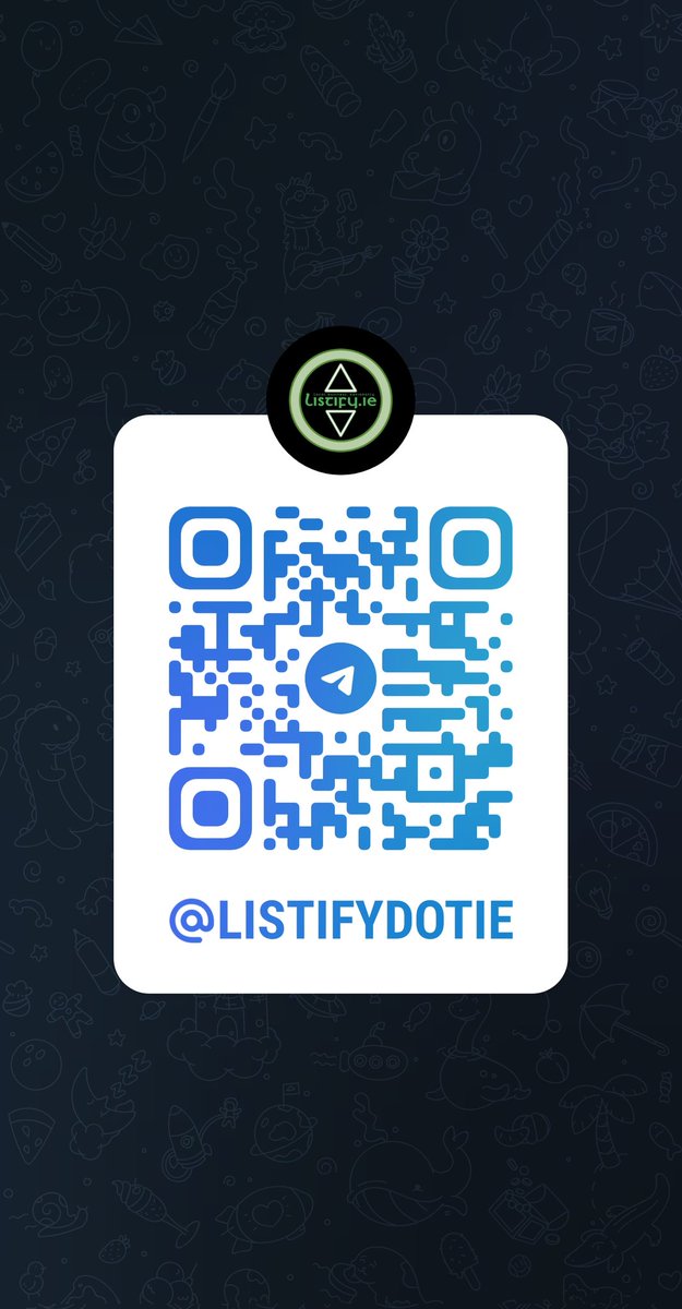 Join us on #Telegram
t.me/listifydotie