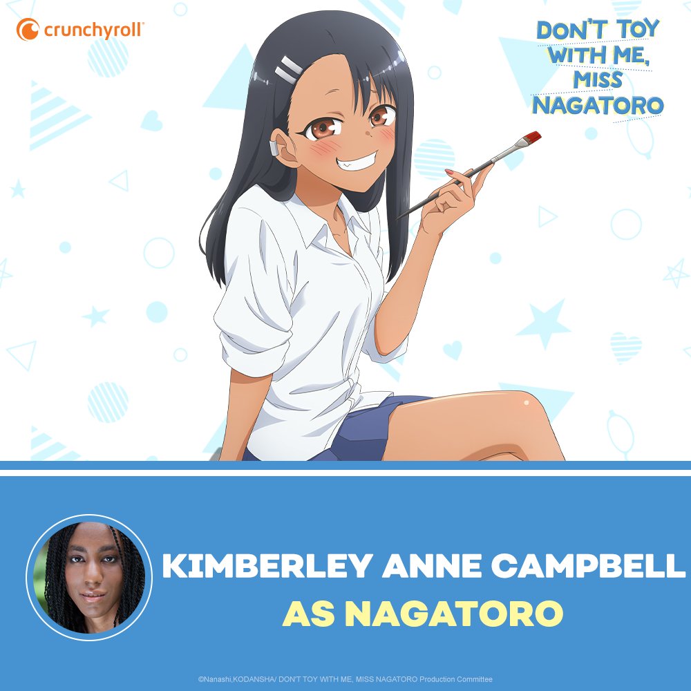Crunchyroll.pt - Falta pouco! A dublagem semanal de DON'T TOY WITH ME, MISS  NAGATORO! estreia amanhã aqui na Crunchyroll 🐱