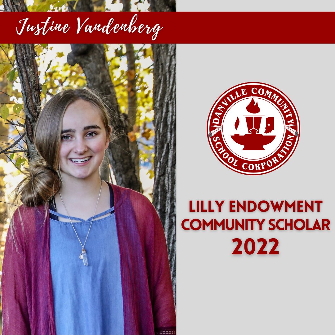 DCSCWarriors's tweet image. We are incredibly proud of DCHS senior Justine Vandenberg for being named a Lilly Endowment Community Scholar! The scholarship provides full tuition, fees and up to $900 per year for required books and equipment for four years. Great work, Justine!
#TheDanvilleDifference