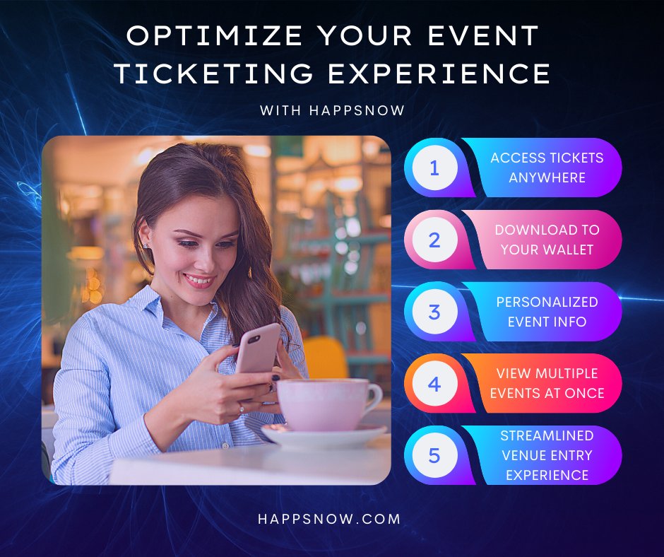 HappsNow's tweet image. Make the move to ALL DIGITAL TICKETING so you can access tickets on your mobile device, download to your digital wallet, receive personalized event information, and experience a streamlined venue entry experience!

#happsnow #digitalticketing