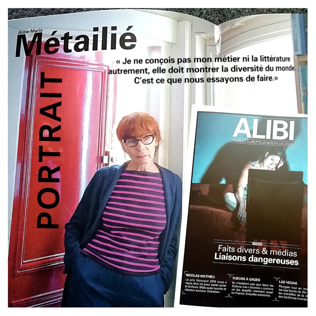 metailie's tweet photo. LA PASSIONARIA - PORTRAIT de l’Éditrice Anne-Marie Métailié 
« Depuis 40 ans, les livres qu’elle publie sont gages de qualité littéraire, de voyages au bout du monde [...] Rencontre avec une éditrice hors normes. » 
Merci @Alibimag 
Par #Marcfernandez / 📷 #GuillaumeHerbaut https://t.co/pdgKMHrXSH