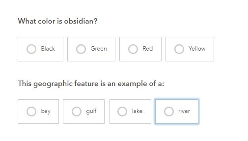 AngeAlexander88's tweet photo. Looking forward to trying this out: Learn how you can create self-assessment items in #StoryMaps with #Survey123! Test students on their comprehension of material presented. 
https://t.co/CEWDgmHHEs
#ArcGISResource #ArcGISTips #ArcGISisFun
@GIS4Teachers @GISAmbassador https://t.co/oPk6kQP7ek