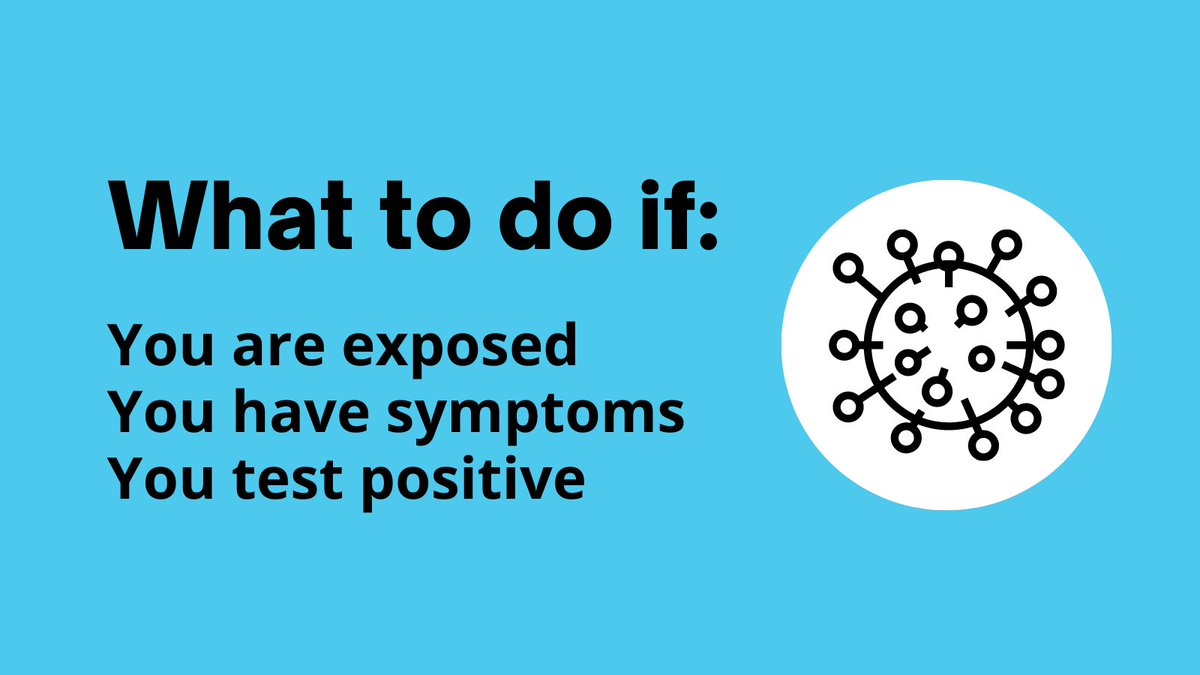 RegionWaterloo's tweet photo. Unsure about what to do if you are exposed, have symptoms or test positive for COVID-19? Refer to these three important resources:
➡️ @ROWPublicHealth info: https://t.co/AkhttTFxPV
➡️ Self-assessment tool: https://t.co/vTuJMzdVOv
➡️ @ONThealth info: https://t.co/bwMOMvlgYP https://t.co/oCypCDwd5F