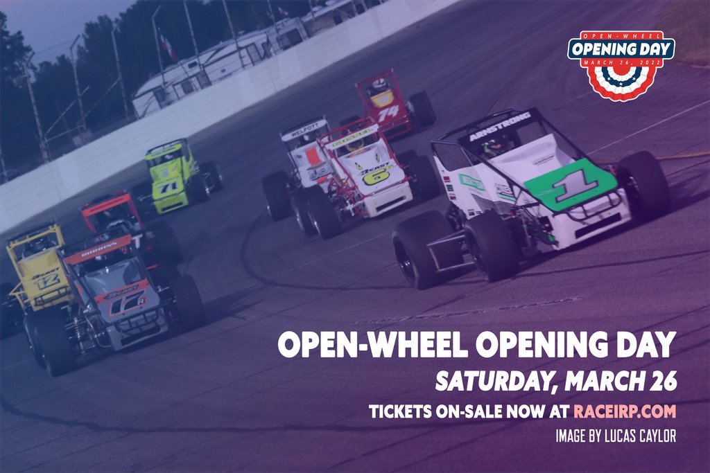 Lucas Oil Indianapolis Raceway Park (@raceirp) on Twitter photo While the college football season ended in Indy yesterday, a new season of short track racing begins March 26 at IRP!
The green flag drops on the debut of the <a href="/500SprintTour/">500 Sprint Car Tour</a> and the National Pavement Midget Championship in just over two months! 🔥
TIX ⚡ bit.ly/IRPOpeningDay While the college football season ended in Indy yesterday, a new season of short track racing begins March 26 at IRP!
The green flag drops on the debut of the <a href="/500SprintTour/">500 Sprint Car Tour</a> and the National Pavement Midget Championship in just over two months! 🔥
TIX ⚡ bit.ly/IRPOpeningDay