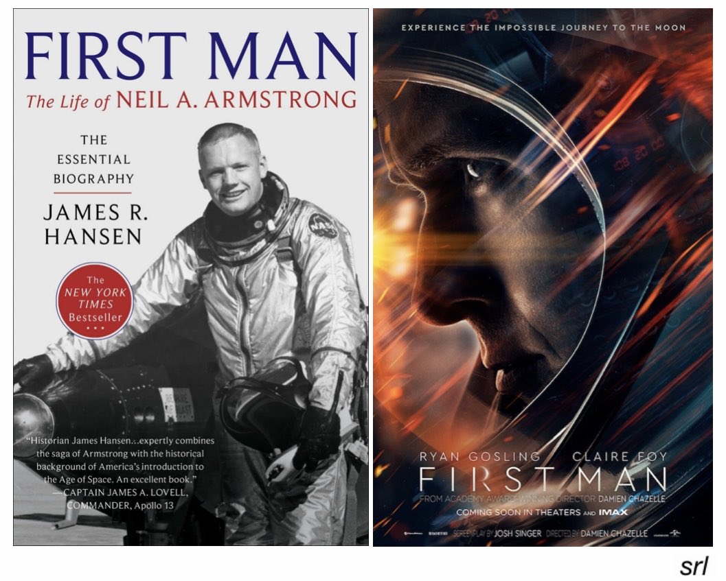 SaveRedlandLibr's tweet image. 9pm TODAY on @Film4👌Worth a Watch”

Th 2018 #BioPic film🎥 “First Man” directed by #DamienChazelle &amp;amp; written by #JoshSinger

Based on #JamesRHansen’s 2005 book📖 “First Man: The Life of Neil A. Armstrong”

🌟#RyanGosling #ClaireFoy #JasonClarke #KyleChandler 

#Apollo11