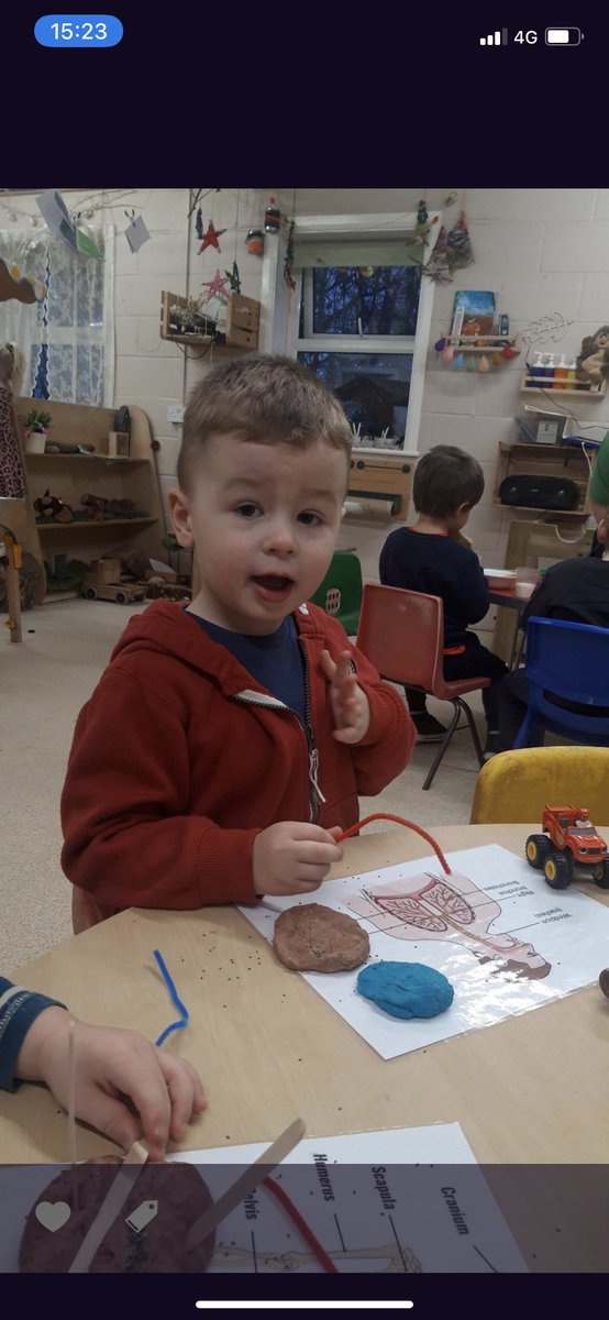 KIsaksen81's tweet photo. My #mademyday today was seeing a photo of my little monkey loving learning about the human body at nursery #littlesponge he enjoyed telling me all about his veins at home ๐ฅฐ https://t.co/ySCyDb9jpY