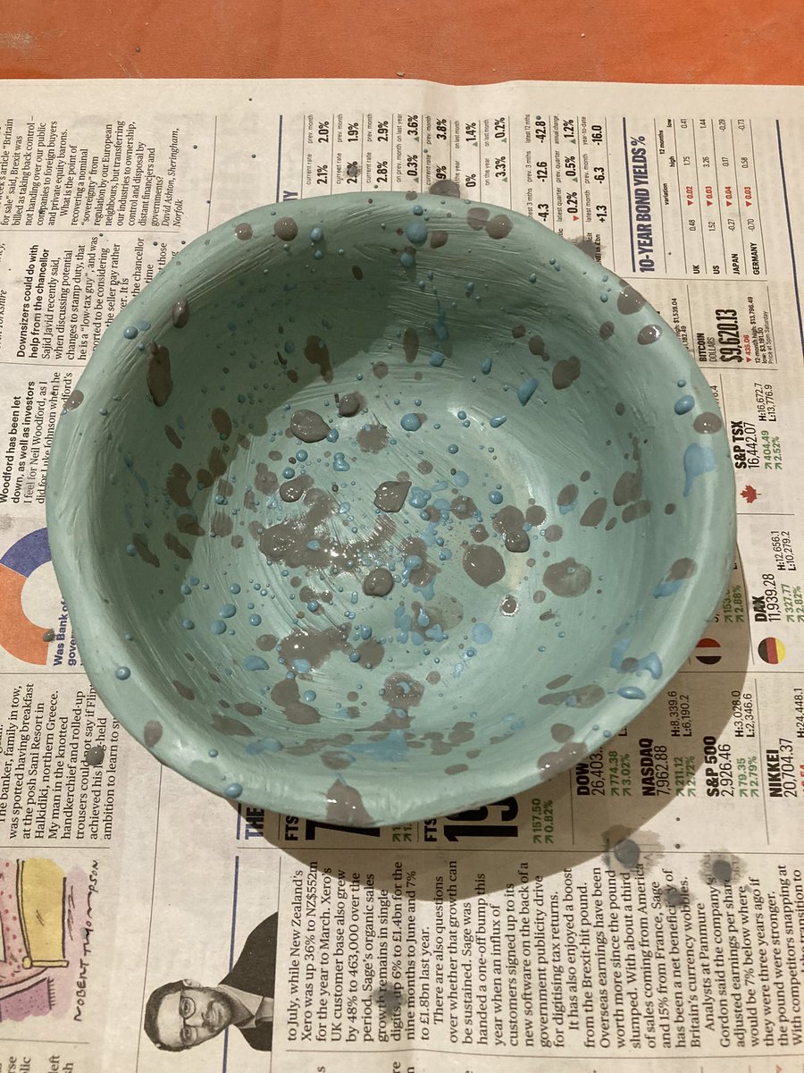 I like to push myself & learn new skills, so this week I enrolled myself on a ceramic/pottery course. I’m creative, must be easy right?! 😳Next week, Potter’s Wheel! 🍯#LearnNewSkill #MeTime