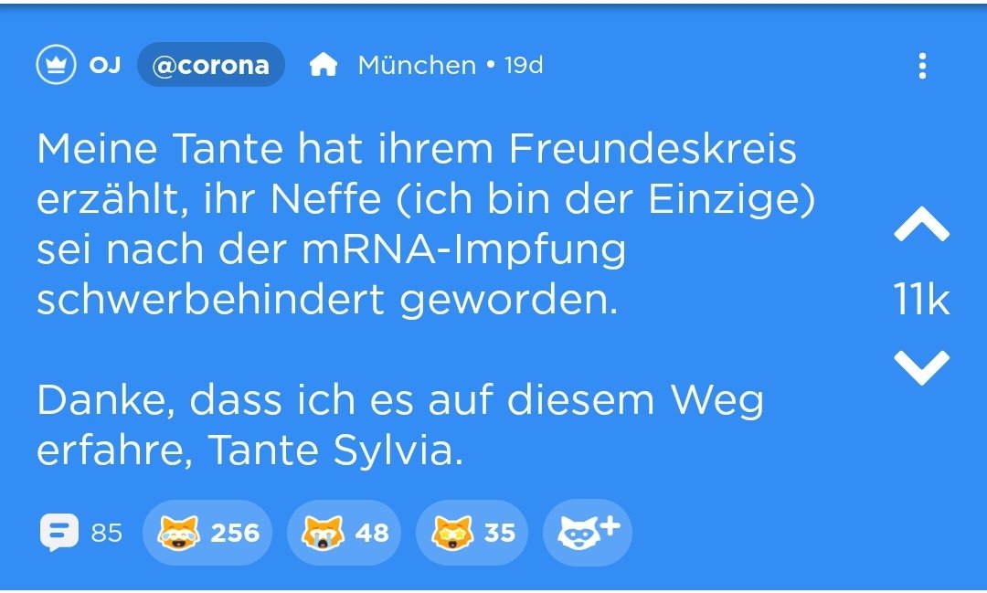 DerfelTheMighty's tweet photo. Jetzt weiß ich warum ImpfgegnerInnen immer jemanden mit schlimmen Nebenwirkungen kennen😂 https://t.co/UTkDLuIOnI