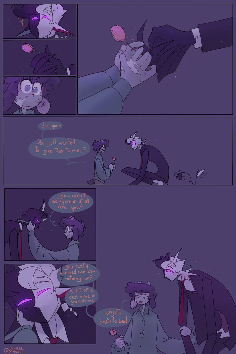 2/2
c!ranboo thinks enderwalk boo is dangerous so warns c!tubbo, turns out hes just a big cat who collects tulips for his husband
#beeduofanart #dsmpfanart