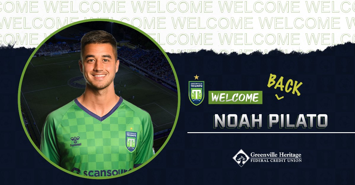 GVLTriumph's tweet photo. Due to *ahem* added pressure... we would like to announce the player on the other side of the coinโคต๏ธ
We're excited to have @noah_pilato5 returning to the GTSC this season! ๐
Details: https://t.co/UypZEnEyZa https://t.co/8GC6cVEivd