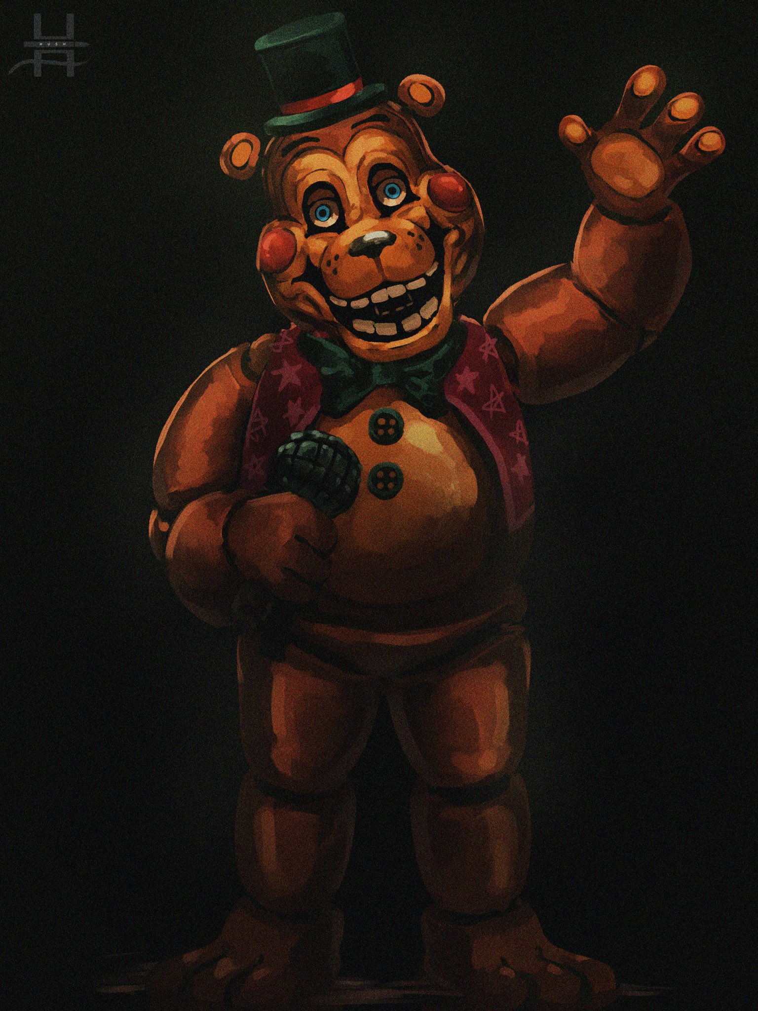 HushPuppyArt on Twitter "Toy Freddy⁉️ FNAF digitalart https//t.co