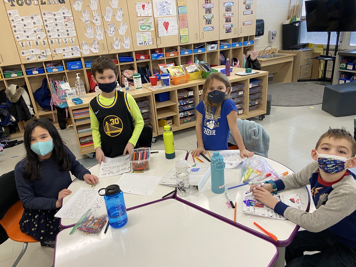 We are “fancying” up our realistic stories.  Getting ready for our celebration on Thursday.