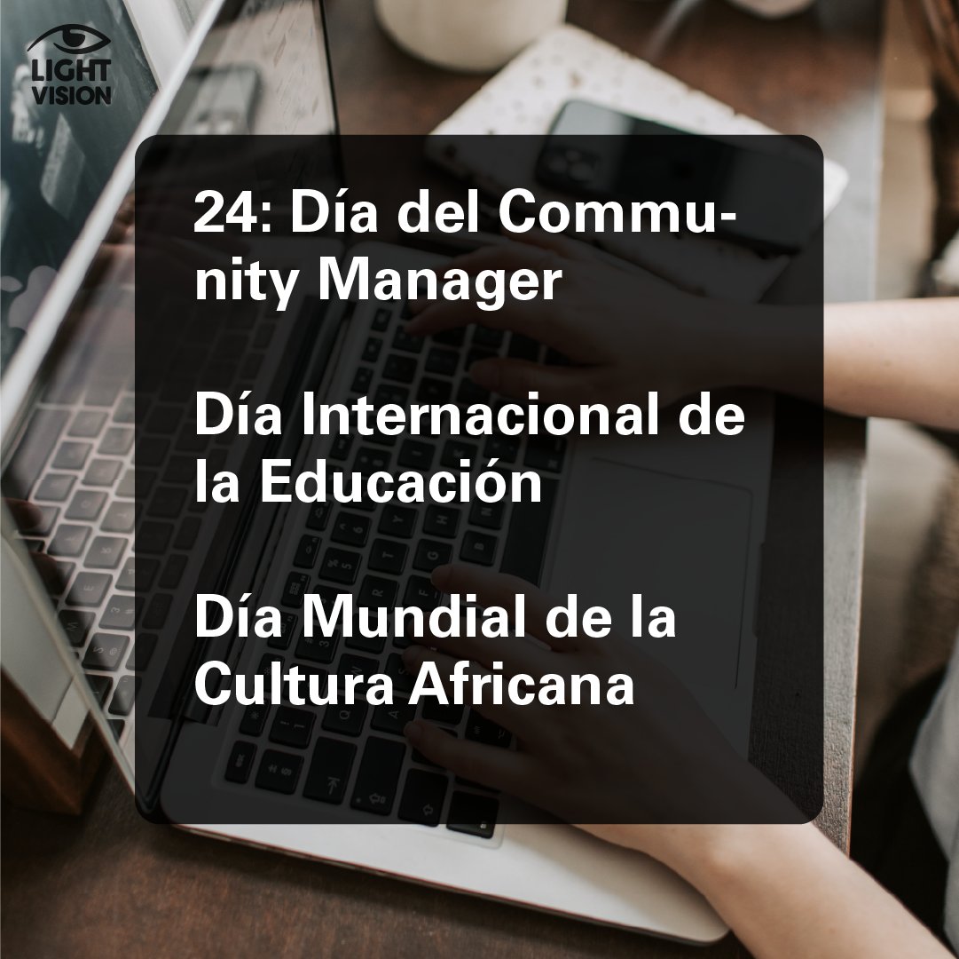 LightVisionAP's tweet image. 🤓 Fechas destacadas de Enero para tus publicaciones en redes sociales 😉
• 
•
•
Es tiempo ¡Vive el Éxito! 😌