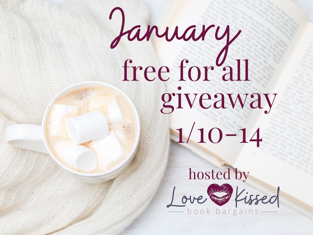 January FREE for All &amp; Giveaway! 1/10 - 1/14! Enter to win: lovekissedbookbargains.com/2022/01/07/jan…   <a href="/lovekissedbooks/">Love Kissed Books</a>