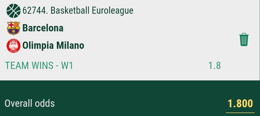 BettingGym's tweet photo. 🏀 LIVE BASKETBALL
🏆 Euroleague
📈 Odds - 1,80

#GamblingTwitter #sports #bettingtips #bettingpicks #bettingsports #basketball #FreePicks #EuroLeague https://t.co/ceJ7c5QkUV