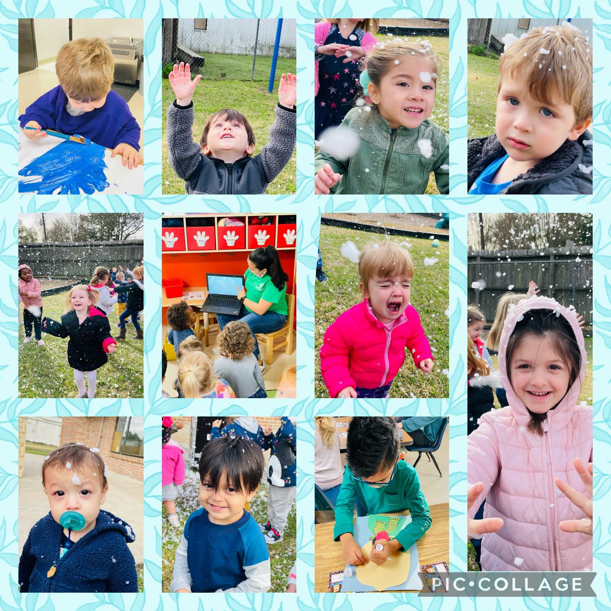 CFISDELC2's tweet photo. It’s snow secret, our crew is the coolest! 100th Day Celebration. #ItsSnowTime #SnowFun @CFISDELCS https://t.co/r7sqAJ9Zw4