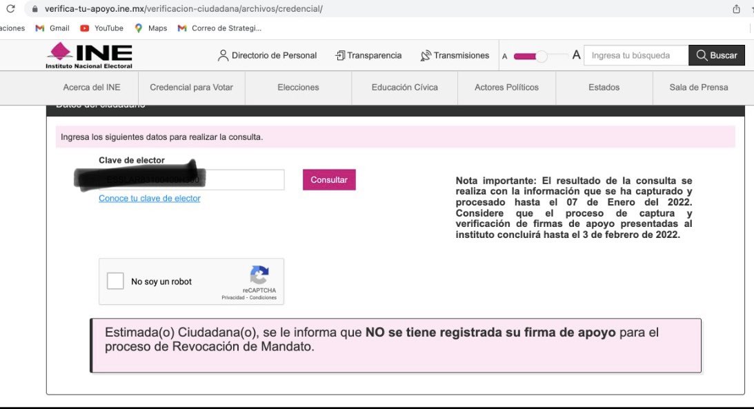 EspinosaSilis's tweet photo. El @INEMexico habilitó esta pagina para revisar si usaron su credencial de elector sin su consentimiento para apoyar la revocación de mandato. 

https://t.co/g94nsQ1kAH

Muy buena herramienta 👏🏼👏🏼👏🏼 https://t.co/mOklveMGop