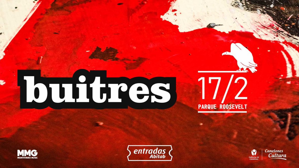Toca buitres!!
La banda vuelve a los escenarios el 17 de febrero en Parque Roosevelt 🤘🏻🎸
<a href="/buitresok/">buitres</a> <a href="/MMGDIEGOM/">Diego Martínez</a>