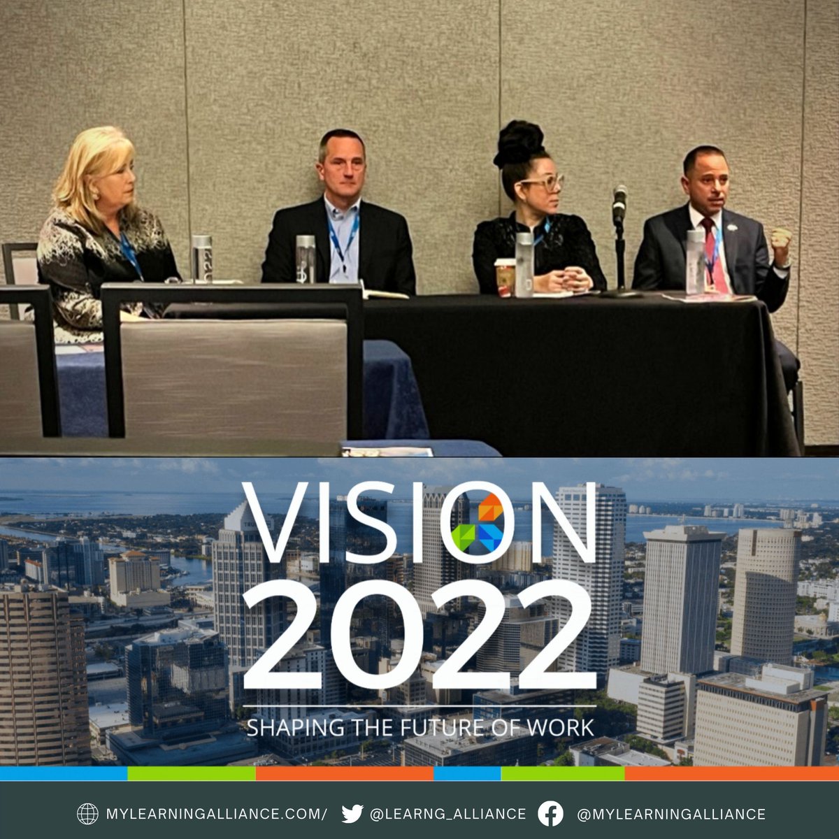 Learng_Alliance's tweet photo. Yesterday Learning Allianceโs CEO and owner, Cesar Ruiz, was featured on the #Cstbvision2022 IT and Cybersecurity panel. They discussed apprenticeship paths for employers and how to create and grow company apprenticeship programs.
#LACInspires #ExchangingIdeas #Vision2022 https://t.co/fCtp3Xzej4