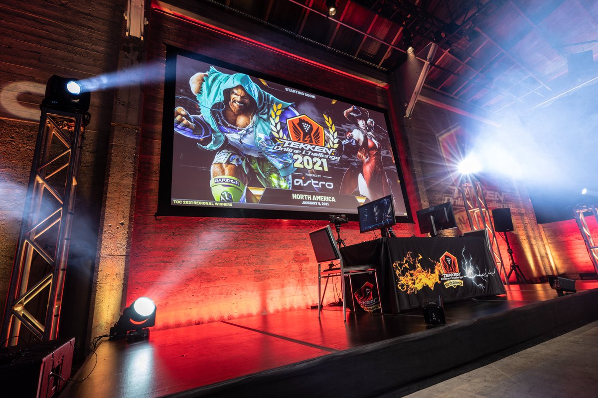ASTROTR's tweet photo. We’re still riding high off the energy from the @BNEesports #TOC2021 NA Finals. GG’s to all the competitors for their hard-fought battles.

Congratulations to the champion @Binchang84 on an amazing victory 🏆. All for the love of @TEKKEN ❤️

📷: @tempusrob https://t.co/PKkRxF01lM