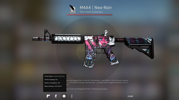 CSDAILYGIVEAWAY's tweet photo. M4A4 | Neo Noir (MW) GIVEAWAY!
Follow me
Like &amp; RT
Tag a friend 

#CSGO #CSGOGiveaway https://t.co/Wpd8TxYmea