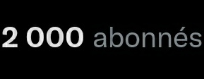 Yooo thanks for 2k cuties 😌