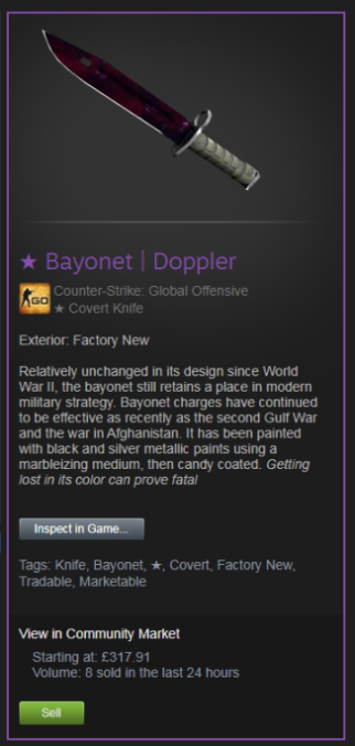 CSDAILYGIVEAWAY's tweet photo. #CSGO #GIVEAWAY 

[FN] Bayonet | Dopller ($400)

To enter YOU MUST:

1. Follow 
@CSDAILYGIVEAWAY 

2. Retweet this tweet

3. Like this tweet 

4. Tag 2 friends

Ends in 5 days, good luck!

#CSGOGiveaway #giveawayalerts #csgogiveaways #giveaways #csgoskins https://t.co/DTxCzuCF9w