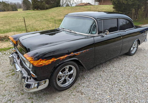 Smokin Hot 1955 Chevrolet 210 - 2 Door we have up for auction today clasiq.com/auction/1955-c… #classiccars #clasiq