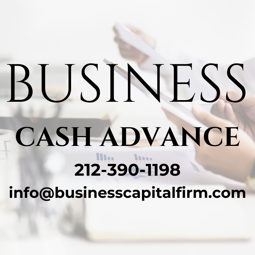 MCA Loans - No Upfront Costs No Collateral - MCA Loans up to 850K in 24 hours. Bad Credit OK 90% Approval Rate. 

Contact Us Today!
Text7Call - 212-390-1198

#merchantcashadvance #smallbusiness #businessfunding #business #funding #workingcapital #loans #finance