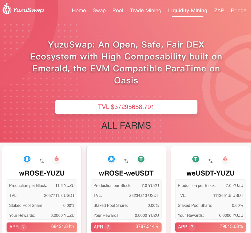OasisProtocol's tweet photo. 👀 $37m in Total Value Locked in less than 5 hours since launch! The Oasis Community just smashing goals!

Watch this 🧵 for updates!

#YooHooYuzu https://t.co/S4t793AuBc