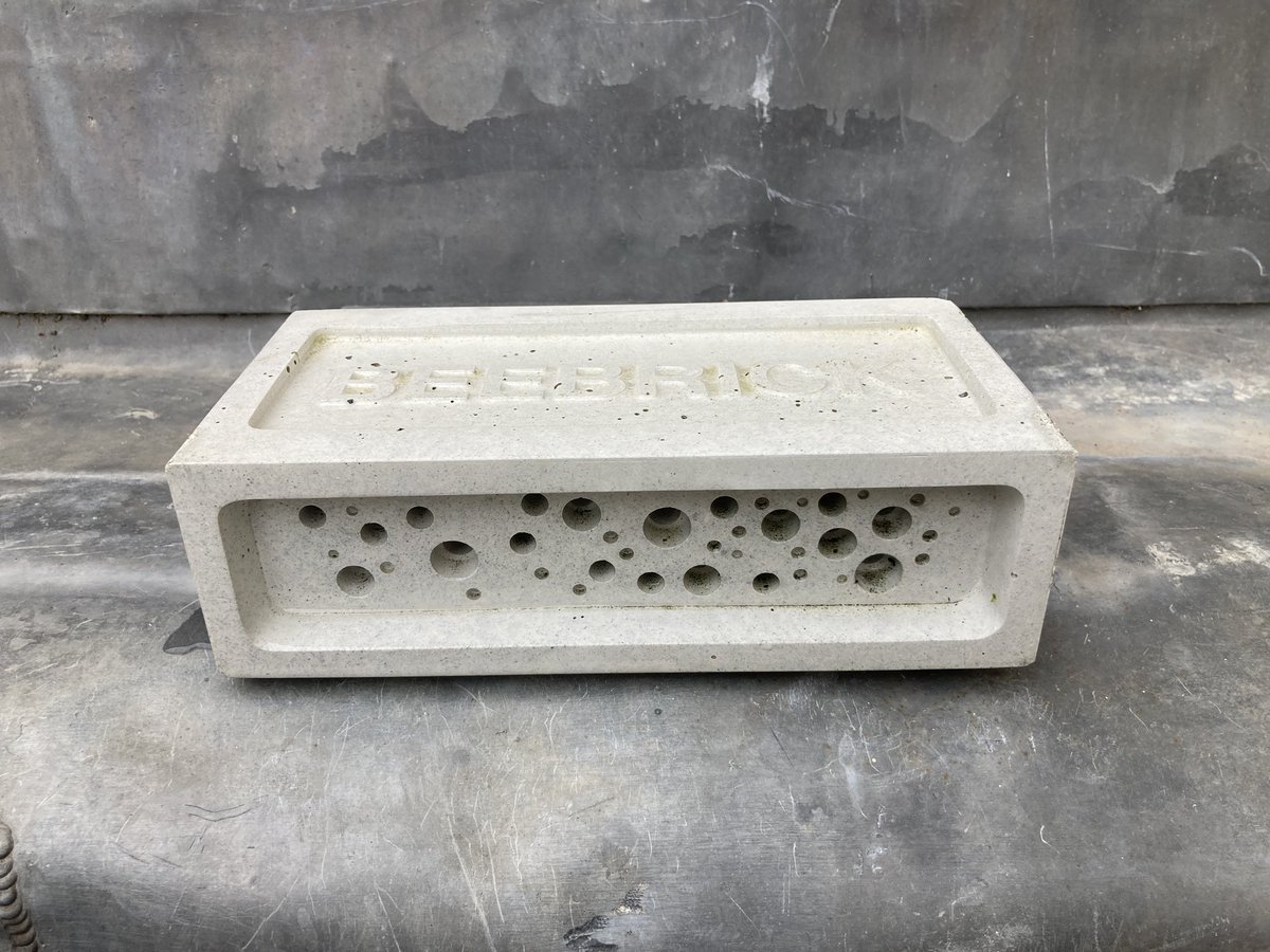 A bee brick - now compulsory in Brighton &amp; Hove on new buildings after I raised issue at Council. Big victory.