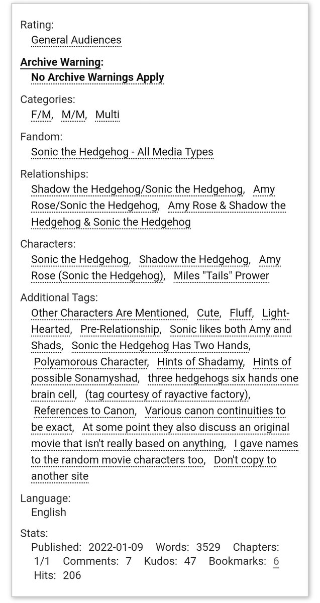 My <a href="/SonadowSSanta/">Sonadow Secret Santa ☃️</a> gift for @/quonit on Tumblr 💝

Sonic has two hands, but can he handle Shadow joining his 'date' with Amy?? 🥁 (I'm so clever)

That's half #Sonamy, half #Sonadow (maybe #Sonamyshad!), and I was told it's cute! Enjoy ✨

archiveofourown.org/works/36274747