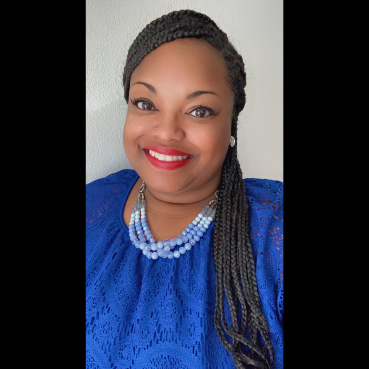 Today, I’m rocking my 💙 in support of National Human Trafficking Awareness Day. I LOVE working at the <a href="/TexasDFPS/">Texas DFPS</a>! 😍 #DFPS #WearBlueDay