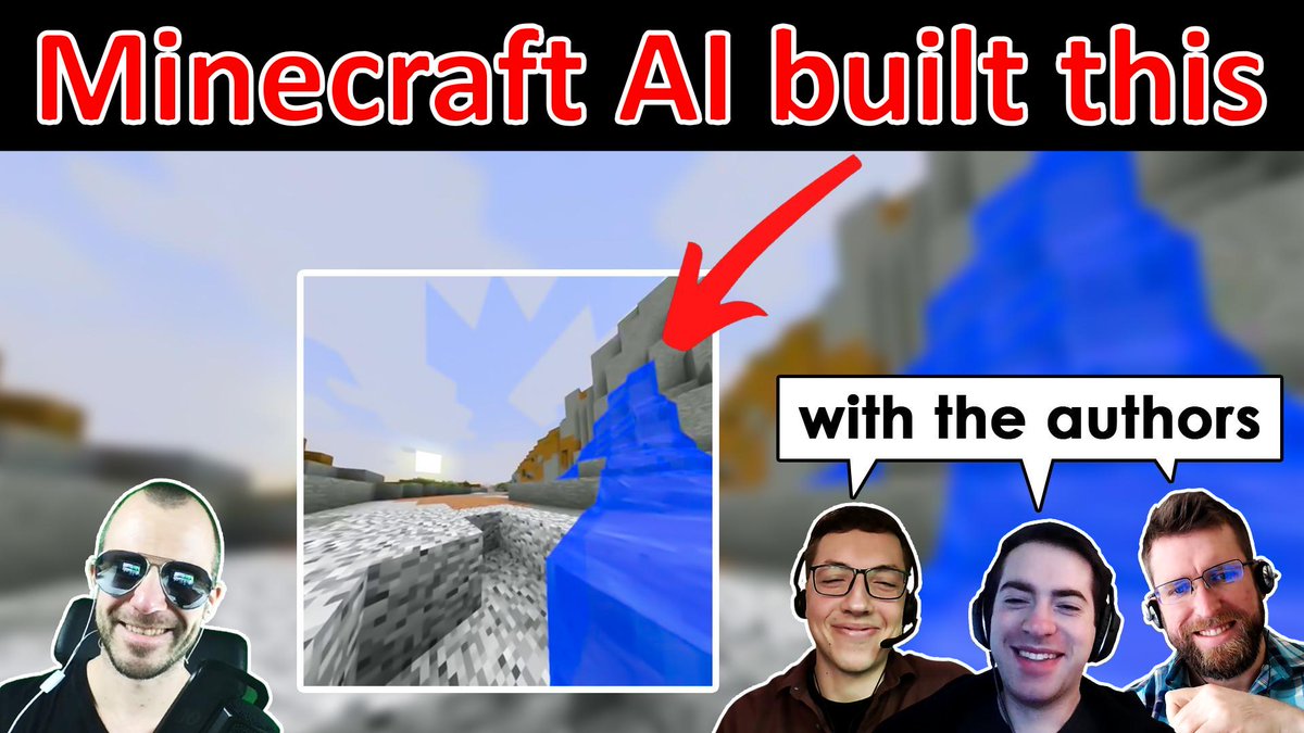 🔥New Video🔥This Team won the MineRL BASALT Challenge. Even if you don't like Minecraft, consider this: No reward function, just human raters! No task definition, just a short description. Watch to see "real" world ML in action:
youtu.be/a4P8v8lGFPw