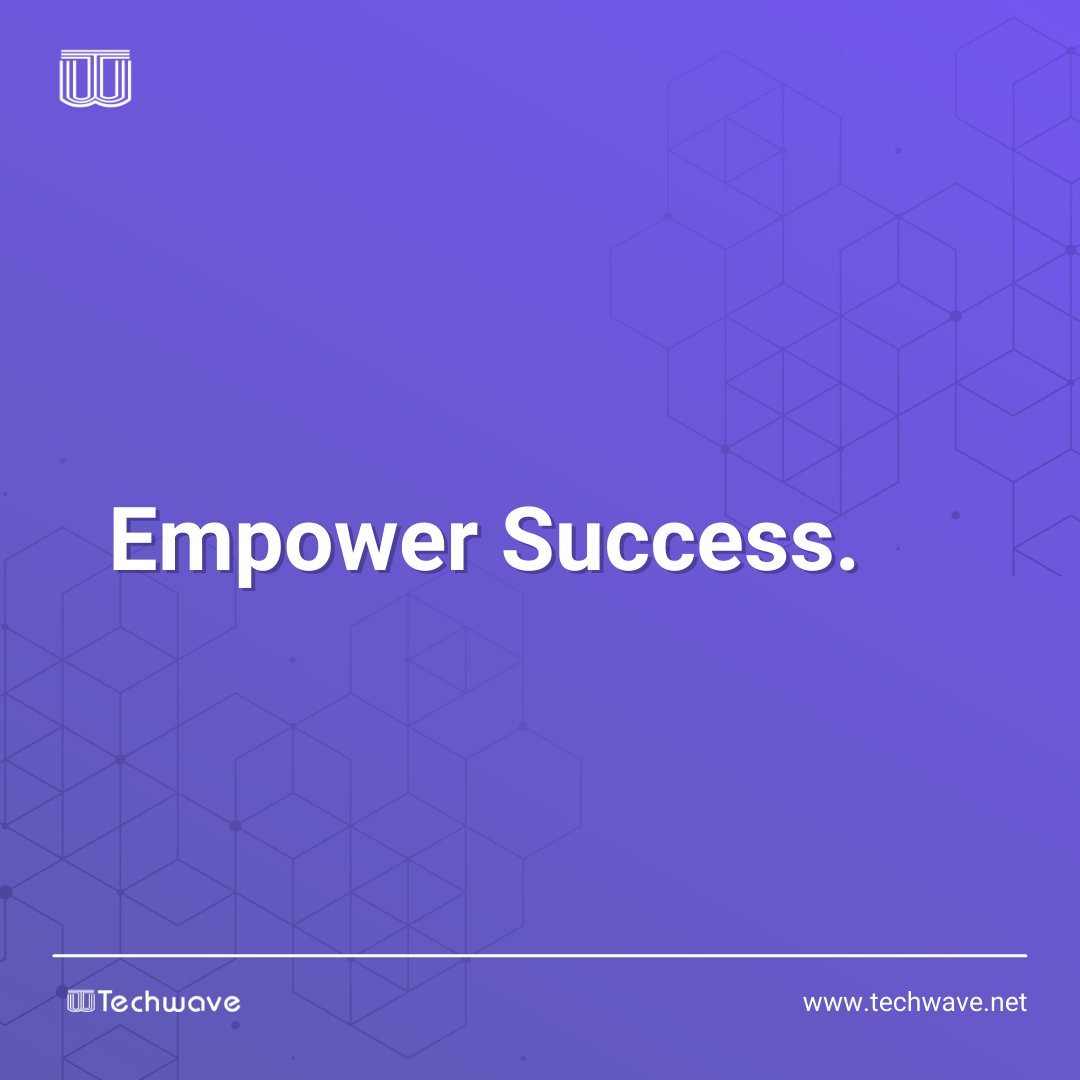 TechwaveC's tweet photo. Success for us is spelled with 3Cs. Our Clients, Colleagues, and our Communities are the people who drive this organization forward. Hence, their empowerment becomes our ultimate goal. Here we present to you our new tagline. 
Empower Success.
#empowersuccess #empowereveryday https://t.co/RjGt3htJ70