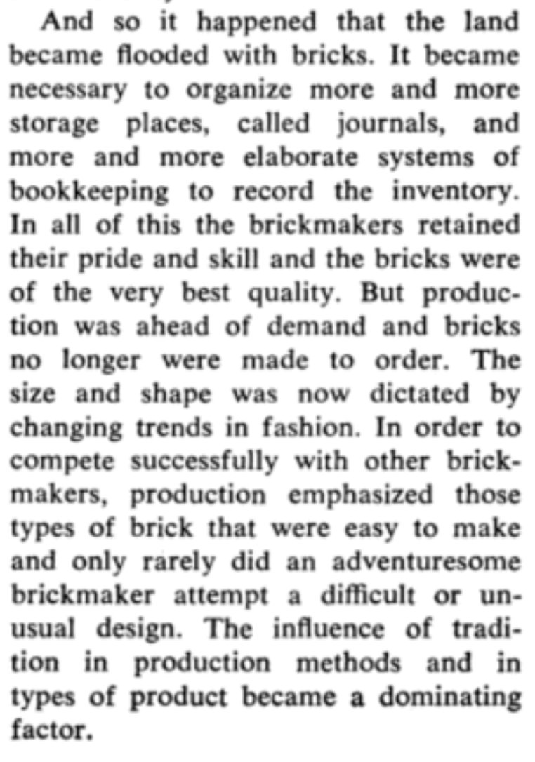 wgilpin0's tweet photo. Excerpts from “Chaos in the brickyard,” a 1963 letter to Science by Bernard Forscher about science as “brickmaking” as opposed to "building"
https://t.co/JbzqqfDbON https://t.co/AxZ4K19o67