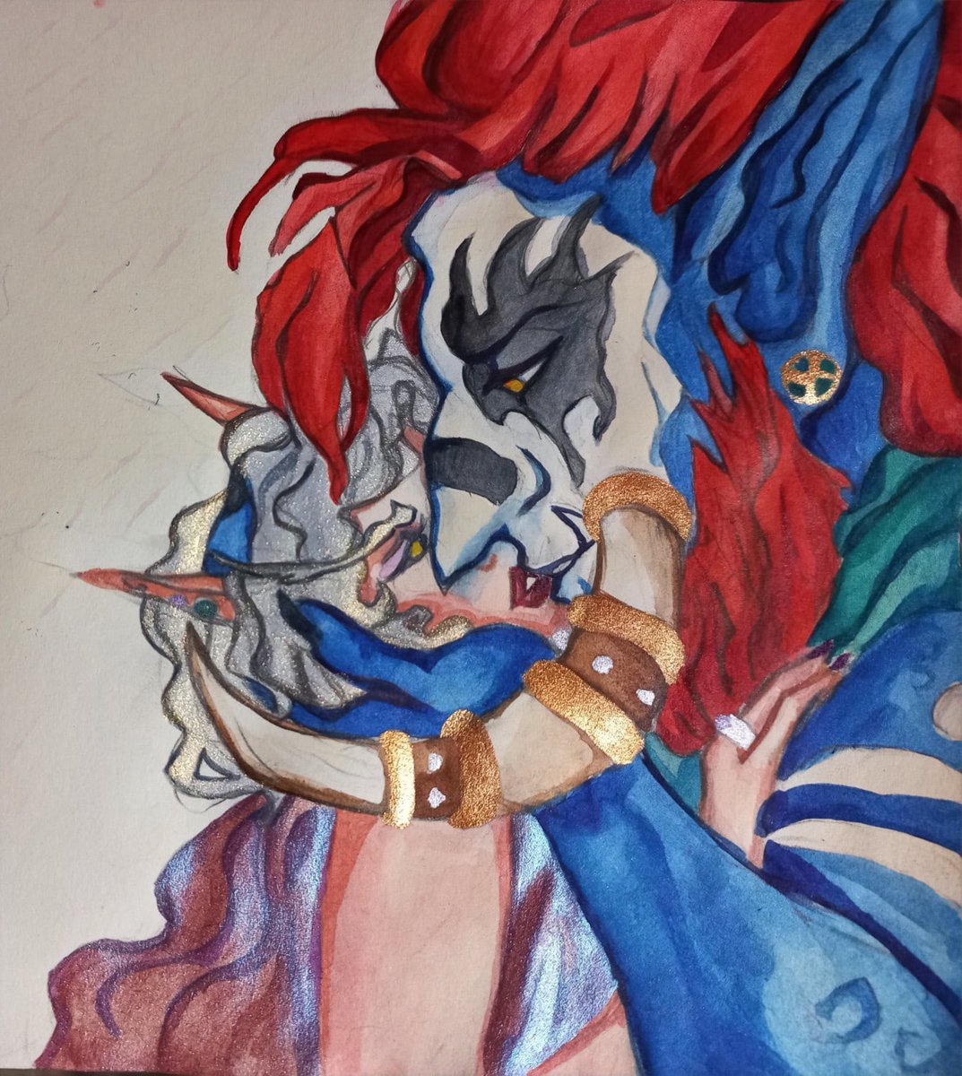 ExoryaEsGaroth's tweet photo. By the stretch of my fingers 

By the strength in my hands 

By the blood that flows in my veins 

By the pulse of my beating heart (c)
#warcraft #worldofwarcraft #voljin #Tonfyal #bloodelf #sindorei #watercolor https://t.co/NdSE0M7VKj