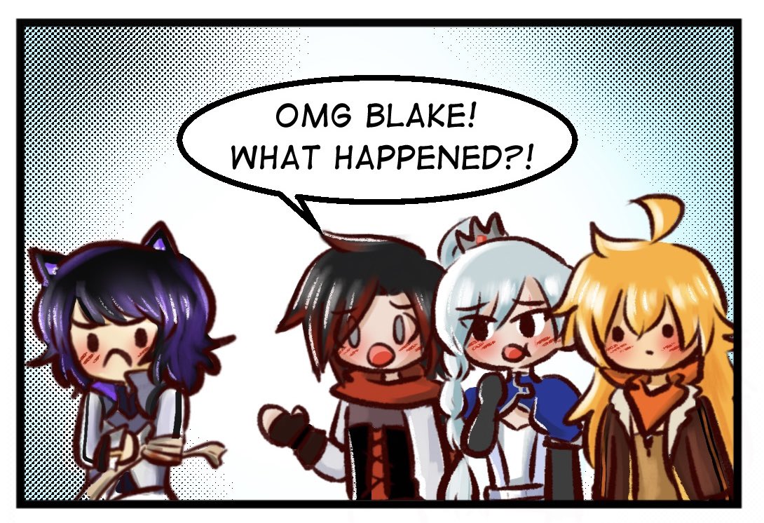 AG_Nonsuch's tweet photo. A response to the deathmatch between Blake and Mikasa (Tsukasa).
#RWBY #RWBYDoodleverse

Commissioned by @Y0UR0NLYMATE https://t.co/KiSlPtORXb