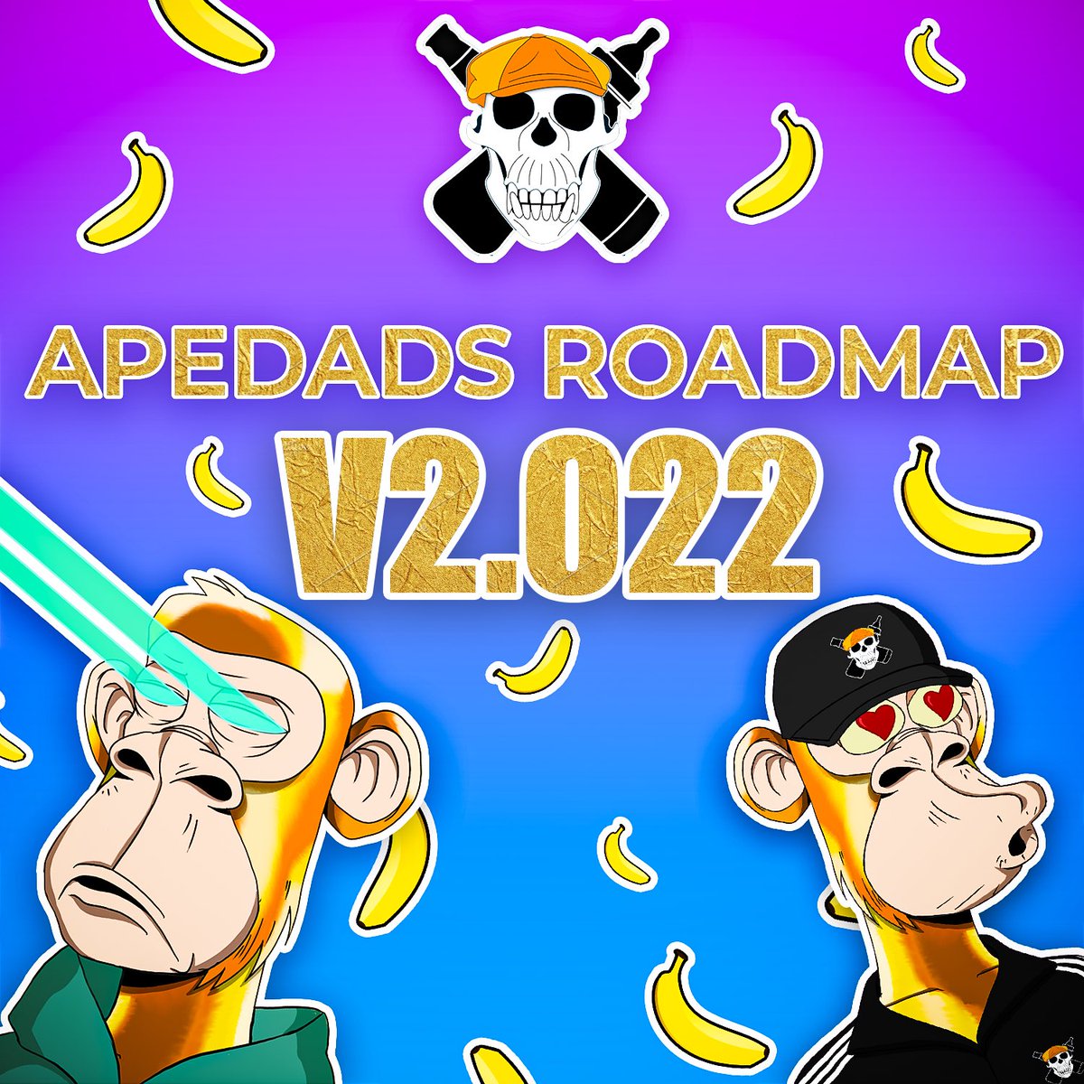 ApeDadsNFT's tweet photo. Roadmap V2.022

Incoming Friday 14th Jan. 

Spaces LIVE. https://t.co/AIg166yMax