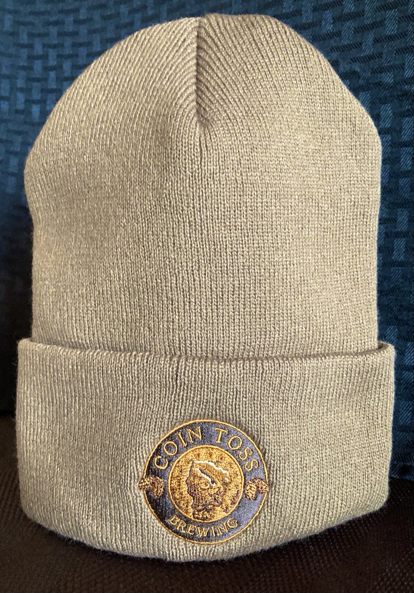 NEW HATS! 👍😍
Trucker hat &amp; beanie with embroidered Coin Toss logo!  More fine work by our friends at Eski Screen Print🤩🙏 #OregonCity #CoinTossBrewing #MadeInOC