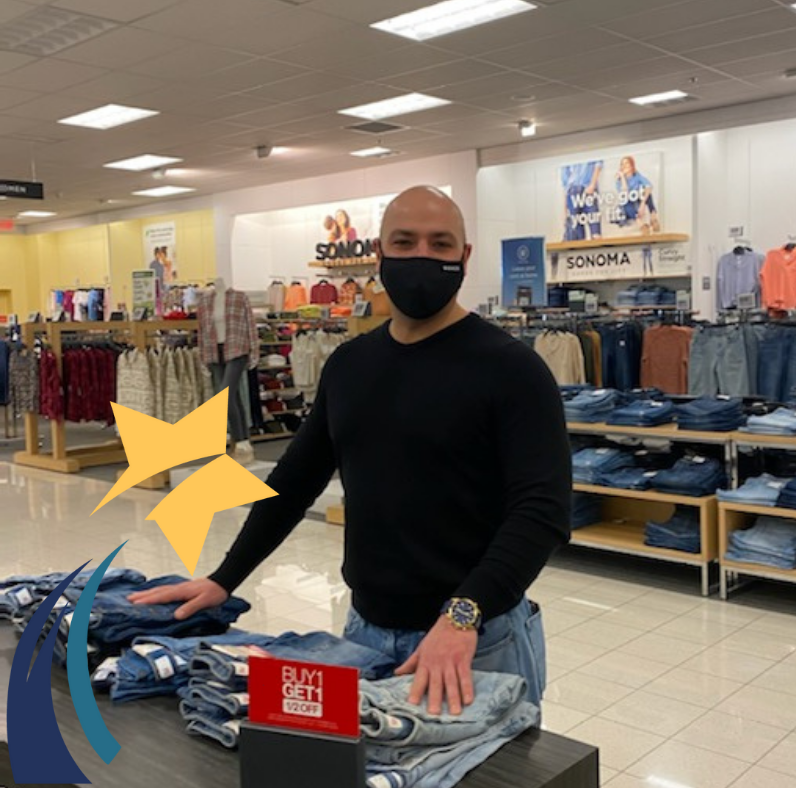 Benschool's tweet photo. Benedictine Retail students were welcomed as workers in training at Kohl's in Easton. Gen'l Mgr. Petrillo & staff worked with our mostly high school students enrolled in our 8 week program. Excited to be partnering with Kohlโs! #thankyou #AutismAwareness #learningforliving https://t.co/3PKHZGwACT